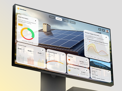 Solenest — Solar Monitoring Platform Dashboard UI business clean energy crm dashboard design data visualization design inspiration ecology energy analytics energy management energy management dashboard mobile app product design renewable tech saas solar monitoring solar panel design sustainable tech uiux ux design web app