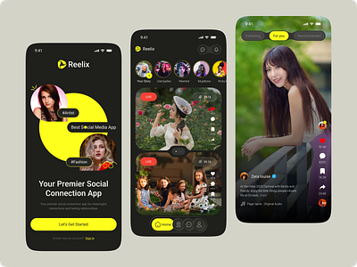 Social Media Mobile App Design app app design app interface application application ui best ui chat design message mobile mobile app design mobile app ui mobile ui modern ui social media social media mobile app ui ui design ui ux ui ux design