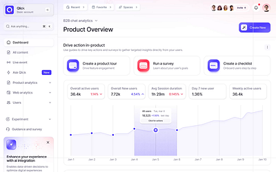 Qlick- AI Driven business intelligence platform ai business tool dashboard design designer landing page ml software ui user user experience user interface ux web webapp webdesign website