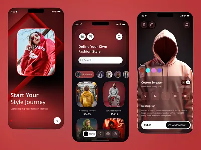 Modern Fashion Shopping App UI Design app design ashion app e commerce ecommerce ecommerce app ecommerce design ecommerce ui fashion app design fashion ecommerce ios app lifestyle app mobile mobile app onboarding design online shop online shopping shop app shopping app store app ui design