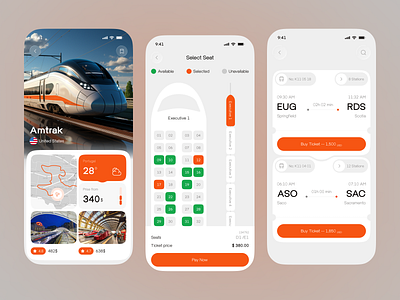 Train Booking App – Book Tickets Effortlessly, Travel Smarter cleanui dribbble mobileappdesign moderndesign railwayapp ticketbookingapp trainapp travelappdesign travelplanner uidesign uxdesign