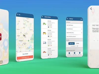 Car Service App design ui ux