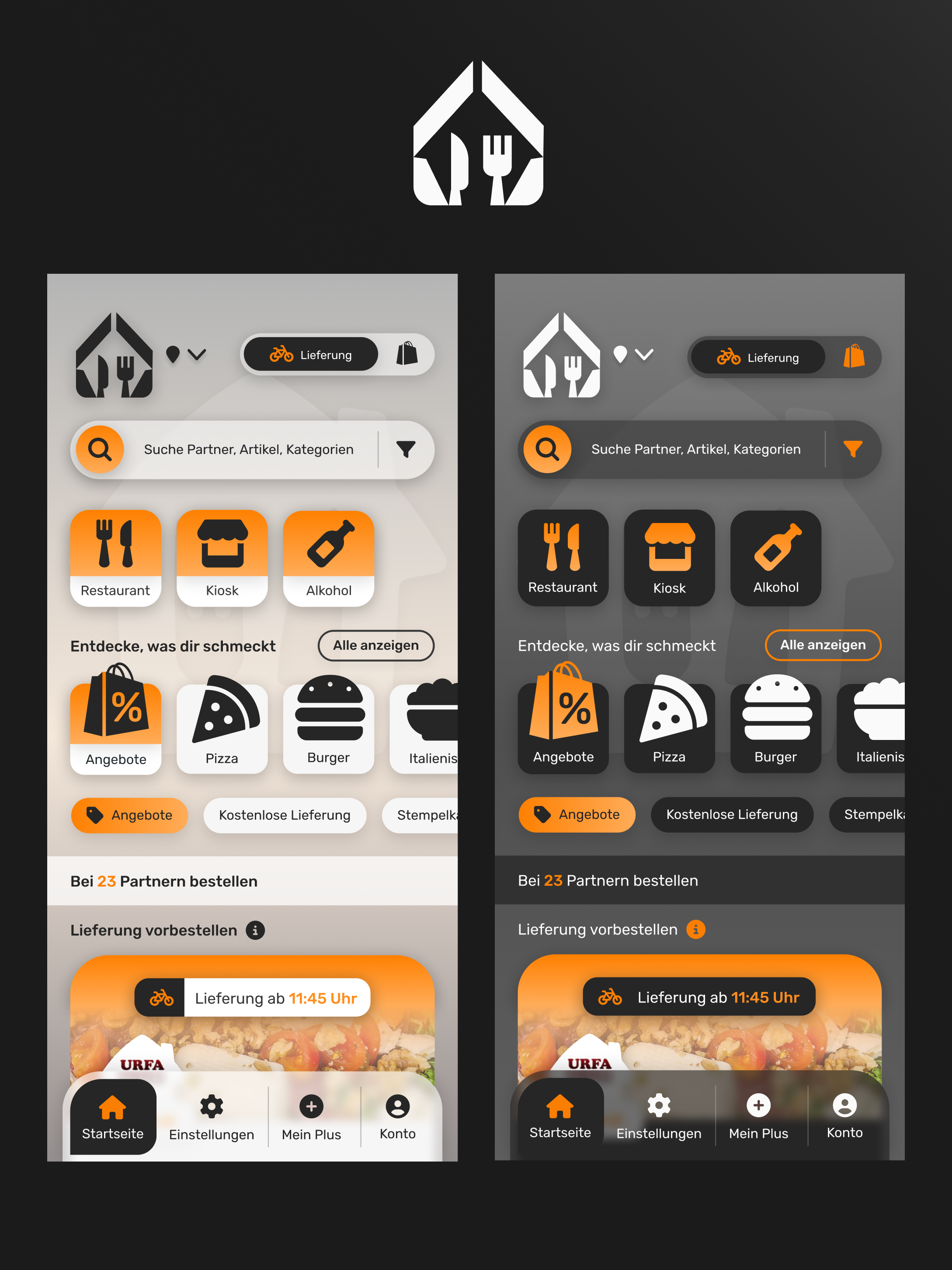Just Eat / Lieferando Redesign ui