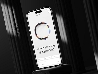 AI Assistant - Home - Motion Design 3d 3d animation 3d ord ai assistant ai chat ai mobile app ai orb animation artificial intelligence best designer branding conversational ai mobile design motion graphics orb popular ui uiux voice ai