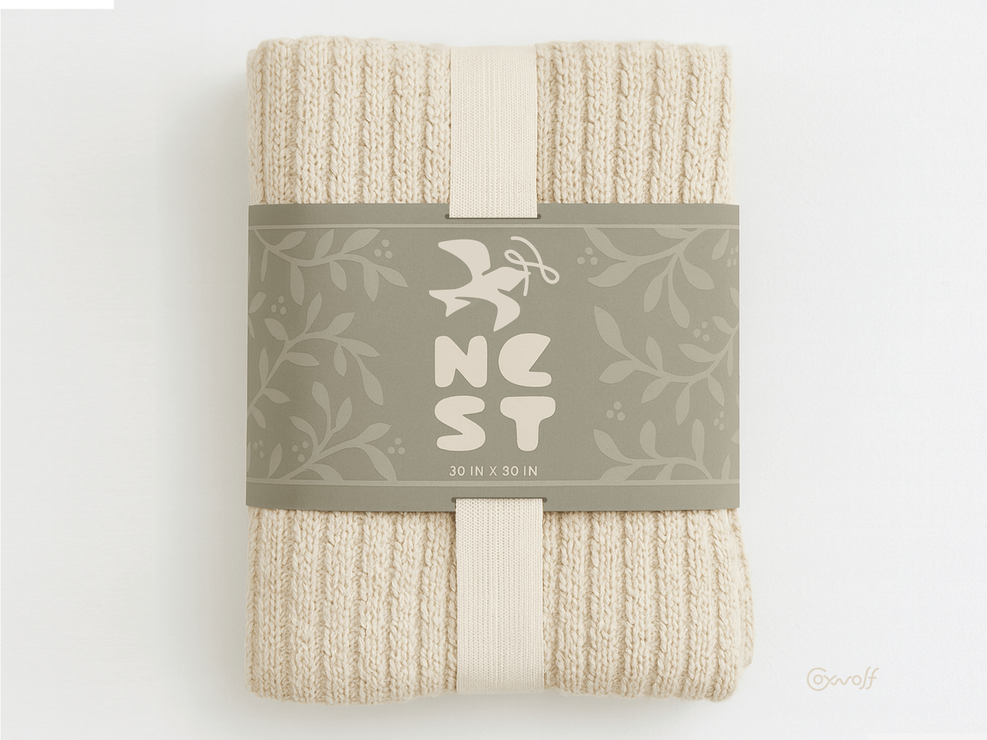 NEST - Branding / Blanket Packaging Design / Pattern Design bird branding clothing comfort custom font feminine illustration infant leaves lettering logo logos nature nest packaging packaging designer pattern pattern design print typography