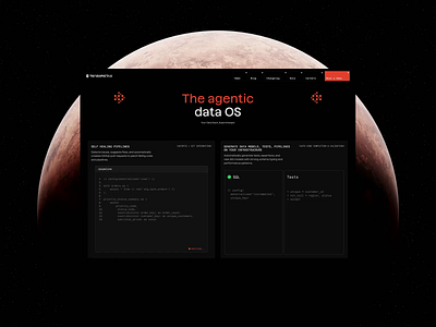 Tensor Stax [Random Selection] 3d ai ai assistant art direction composition design development figma graphic design interaction interaction design motion graphics ui ui ux uidesign web design webdesign webflow website website design