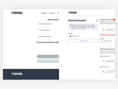 From The Web #21 after before document file lease navigation product real estate redesign rent saas ux web