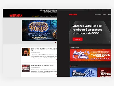 From The Web #23 after before bets casino hero. online poker redesign roullete sports ui web