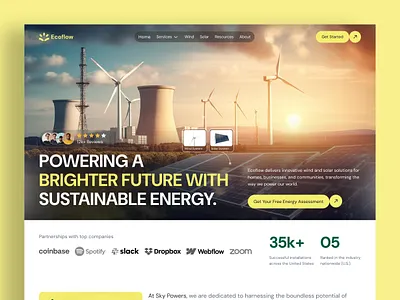 Solar Website UI Design cleandesign eco friendly website design energy saving website concept landing page landingpage productdesign radiyal renewableenergy solar website design solarenergy solarenergywebsitedesign solarmoderndesign solaruidesign solarweb solarwebsite ui ui design web design web design for solar companies website design