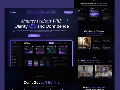 Task Management SaaS — UIUX Design choton choton99design chotonkormokar dark mode ui design dashboard design landing page productivity tools ux project management ui saas uiux design saas website task management task tracker team collaboration ui to do list design ui ui design ux design web app uiux website wireframe prototype