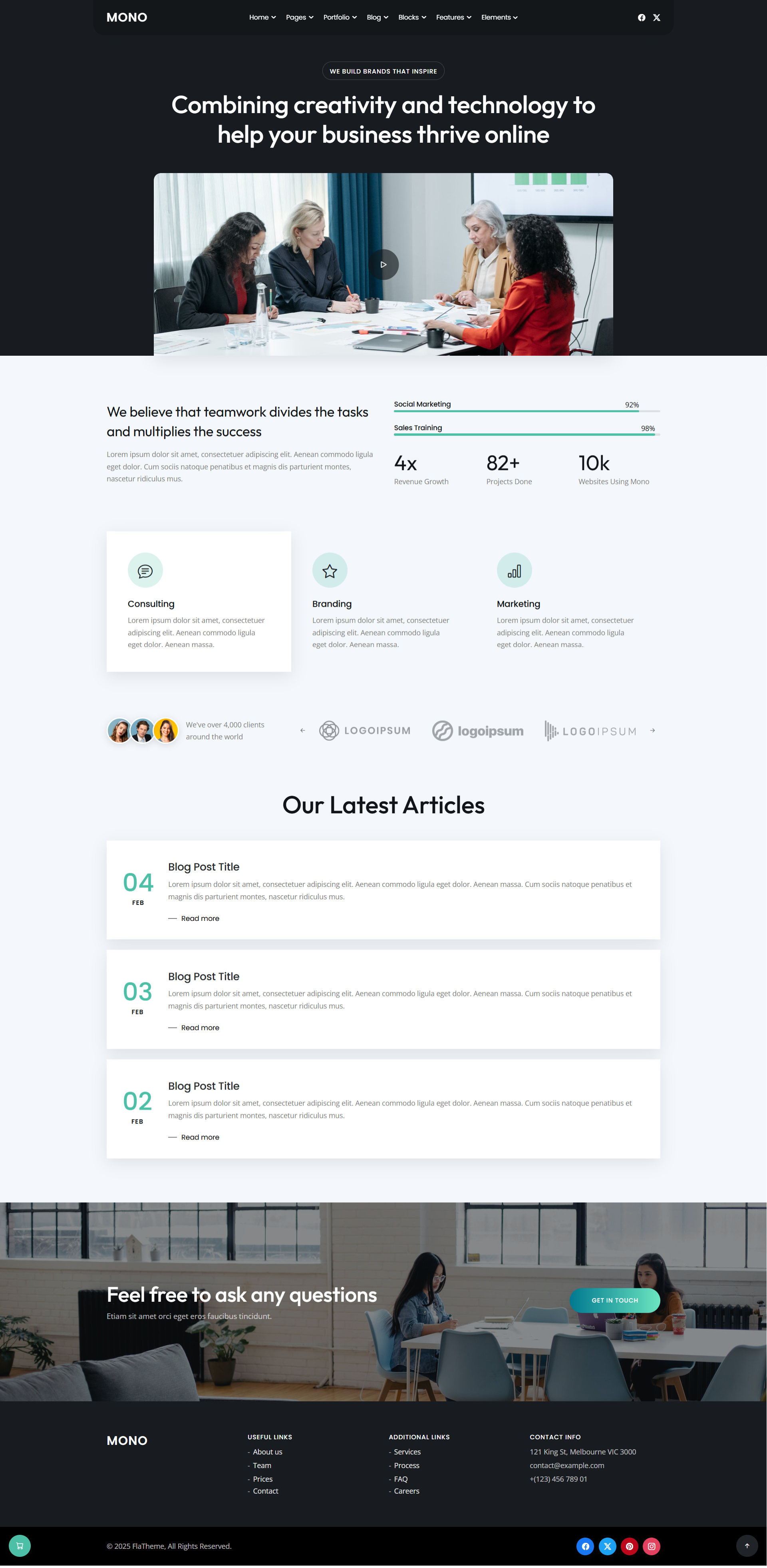 HTML5 Bootstrap Template for Businesses, Agencies, and Startups agency bootstrap business clean corporate graphic design html5 modern startup ui web design web template