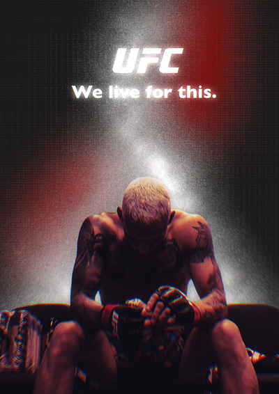 UFC Charles Oliveira poster branding graphic design