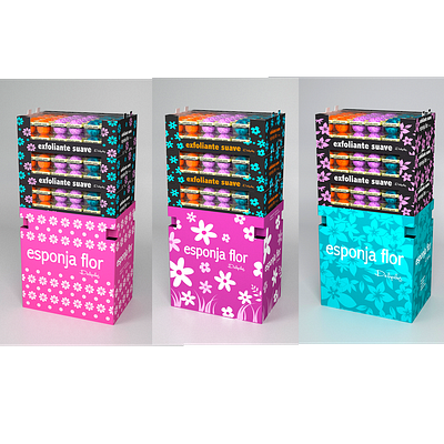 Retail Floor Displays – Point-of-Sale Design 3d mockups branding consumer goods fmcg illustrator packaging design photoshop plv design pos design product visualization retail display retail packaging shelf design supermarket design