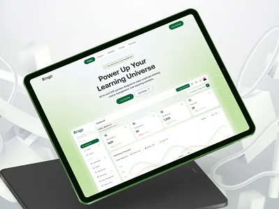 LMS Website UI/UX Design edtech landing page lms landing page lms platform lms website moderndesign responsivedesign uidesign uiuxdesign