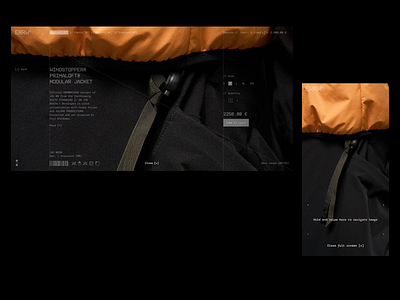Errorwear® concept pt. 03 concept design interface layout typography ui ux web design website