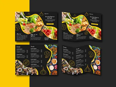Food Menu Design Template vintage menu