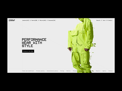 Errorwear® concept pt. 05 branding concept design interface layout typography ui ux web