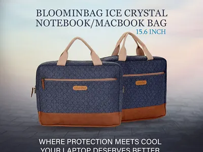 Design for Produced premium laptop and MacBook bags. 3d animation branding graphic design logo motion graphics ui