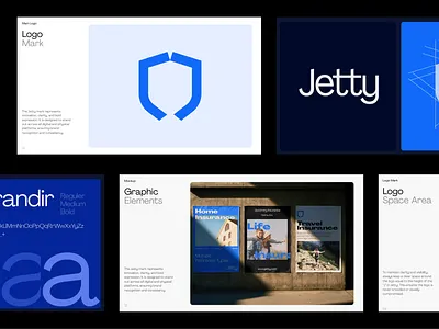 Jetty — Full Brand Identity System for Insurance Platform brand design brand guideline brand identity brand identity design brandbook design branding design insurance insurance branding insurance platform life insurance logo logo and branding minimal redesign saas branding travel insurance