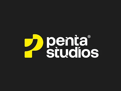 Penta Studios Logo Design brand brand identity branding design identity illustration logo logotype p p logo studios logo symbol vector