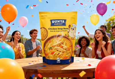 Chicken Soup Packaging Design | Soup Packaging | Food Packaging branding chicken chicken soup design food food label food packaging graphic design illustration label design packaging design pouch design pouch label product label design soup soup packaging