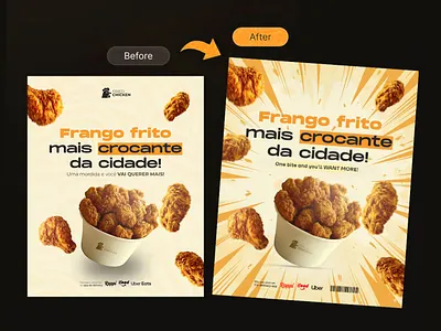 Chicken Fry Ads Creative | Visumind Creative advertising branding chicken fry delicious food design fast food food ads food banner food creative fried chicken graphic design inspiration restaurant social media post visumind visumind creative