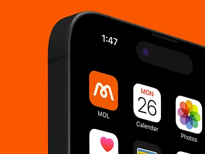 MOL app app icon brand branding construction ecommerce logo logo design logotype m logo suppliers