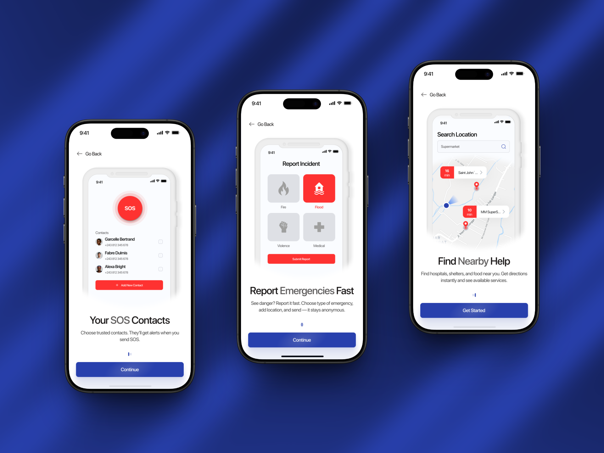 AlertUnite Onboarding Flow app design design mobile ap designer mobile app ui ui design ui designer uiux ux ux designer
