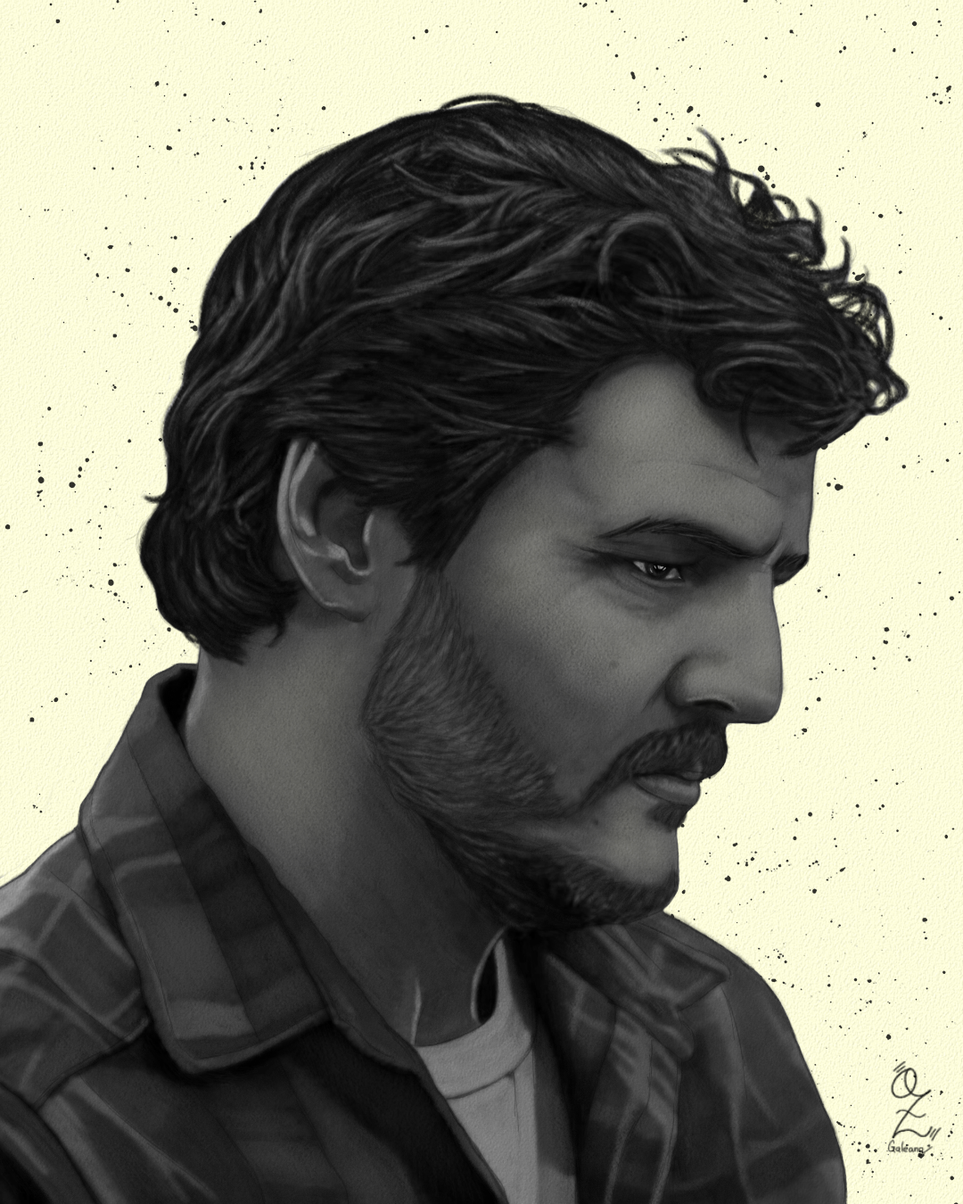 Joel The Last of Us Drawing by Oz Galeano by Oz Galeano on Dribbble