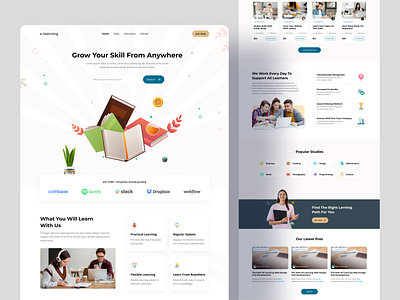 Course Website clean webdesign course website courses landing page landing page landing page designer minimal landing page responsive landing page ui designer uiroll uiux webdesigner
