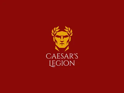Caesar's Legion Logo branding design flat graphic design head legion logo minimal power roman vector