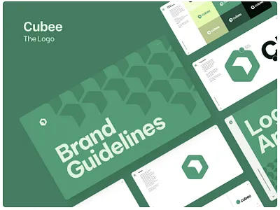 Cubee – Symbol System | Smart Energy Logo Design brand design brand identity brand system branding clean energy dtail studio energy brand hexagonal grid logo anatomy logo design logo grid logo proces logo symbol modern branding smart energy smart home symbol design visual identity