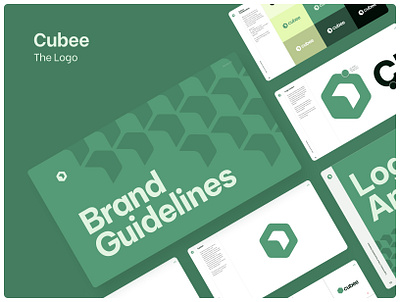 Cubee – Symbol System | Smart Energy Logo Design brand design brand identity brand system branding clean energy dtail studio energy brand hexagonal grid logo anatomy logo design logo grid logo proces logo symbol modern branding smart energy smart home symbol design visual identity
