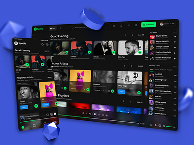Spotify app design design mobile design music player product design redesign spotify ui user experience design user interface design ux web design wireframing and prototyping