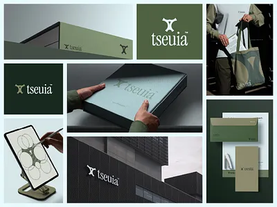 Tseuia Branding Bento bento brand brand identity brand mockup branding concept designer digital academy education idea learning platform logo logo design logo expert logotype luxury design minimal modern premium brand visual identity