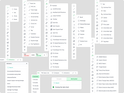 Crypto Trading Platform Components bitcon branding btc crypto dailyui design eth graphic design illustration logo sol trading ui ux web webdesigner