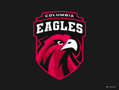 Eagle Logo Mascot for Sports Team (FOR SALE) basketball branding eagle esport esportlogo football graphic design hockey illustration logo mascot mockup red eagle soccer sports sports branding sports logo team team logo
