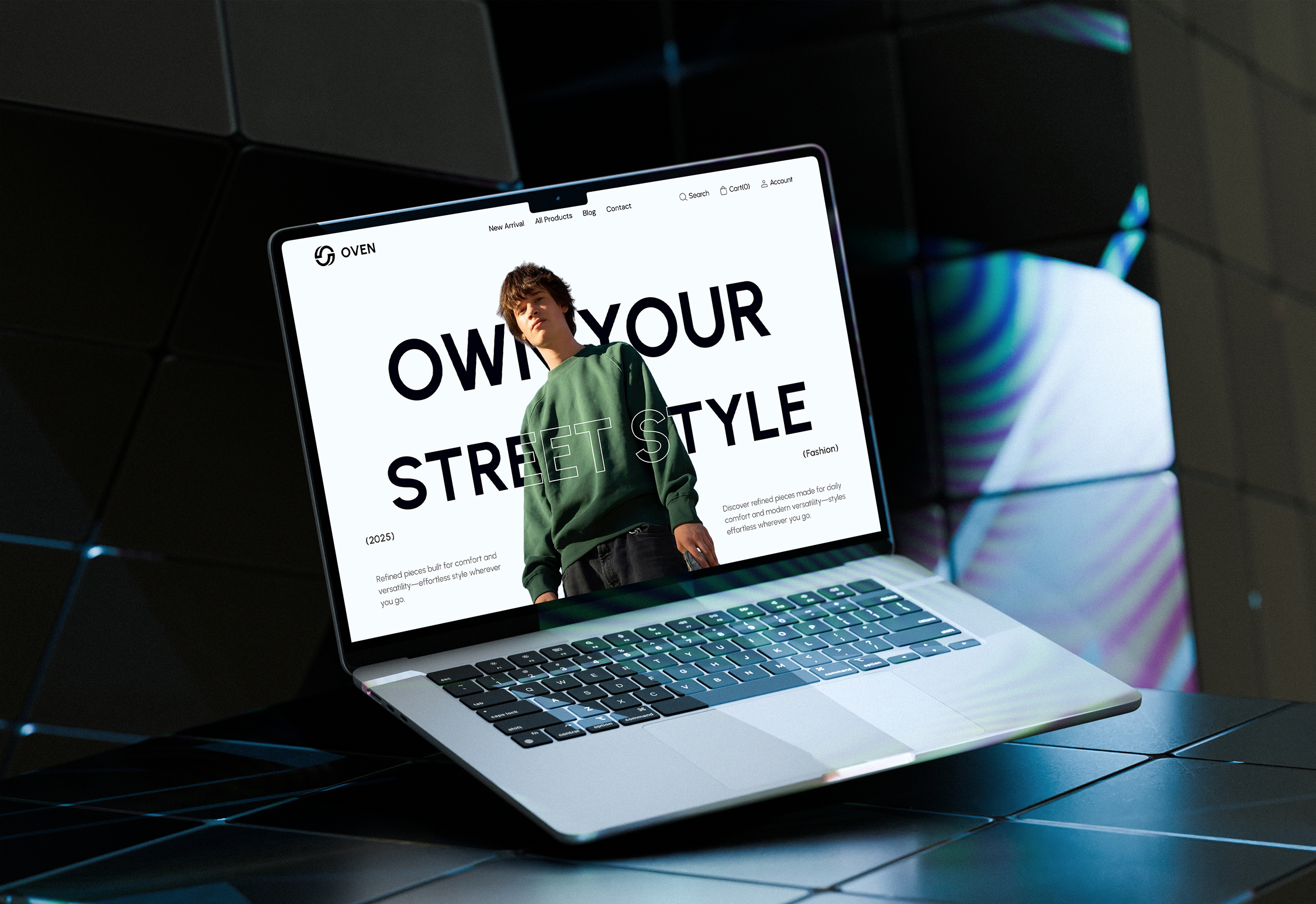 Modern Fashion Commerce — Clean, User-Focused UI Design branding e commerce fashion figma landing page modern design uiux web design