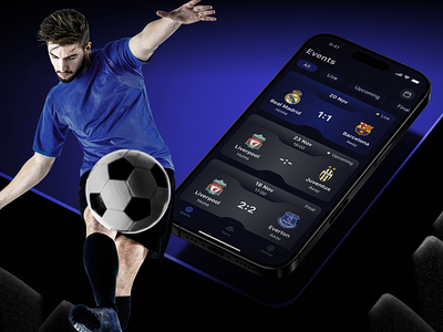 Football App football app ios design sport app ui ux design ui ux sport app