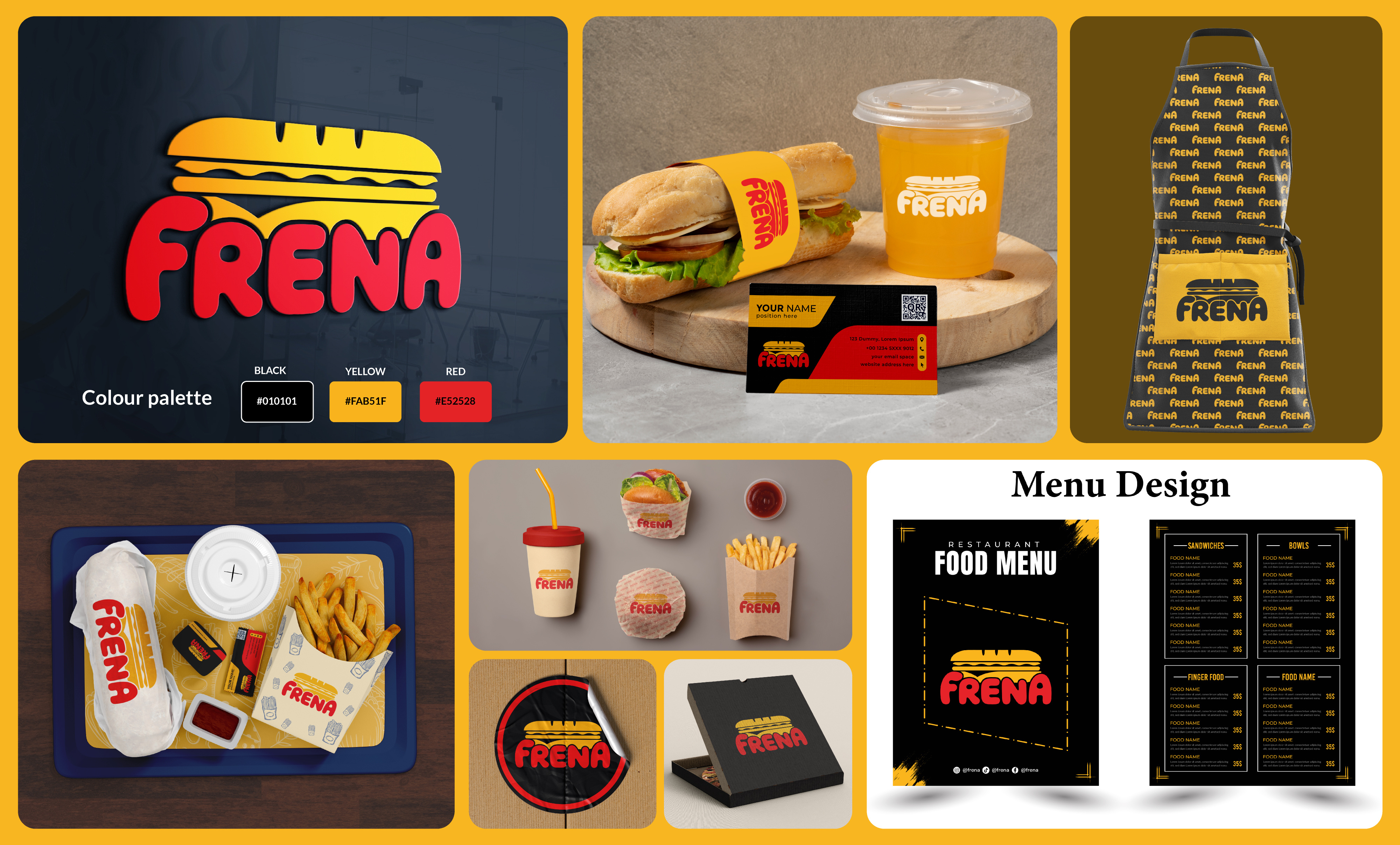 Example of Restaurant Brand Identity Design