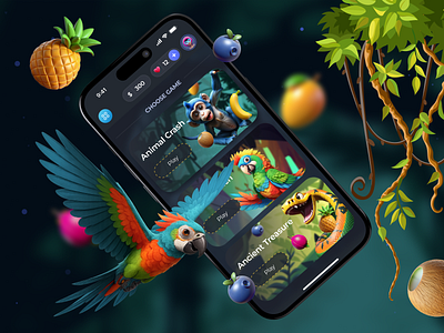 Dream Land (Gambling) ai concept art casual game gambling game app ios design mobile game ui ux design