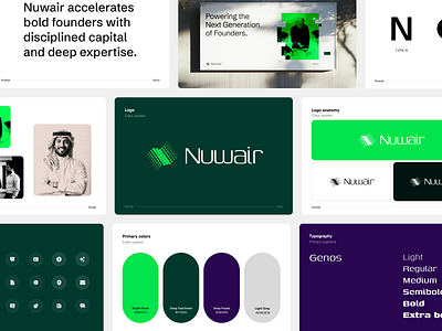 Brandbook - Nuwair brand identity branding design graphic design inspiration media print