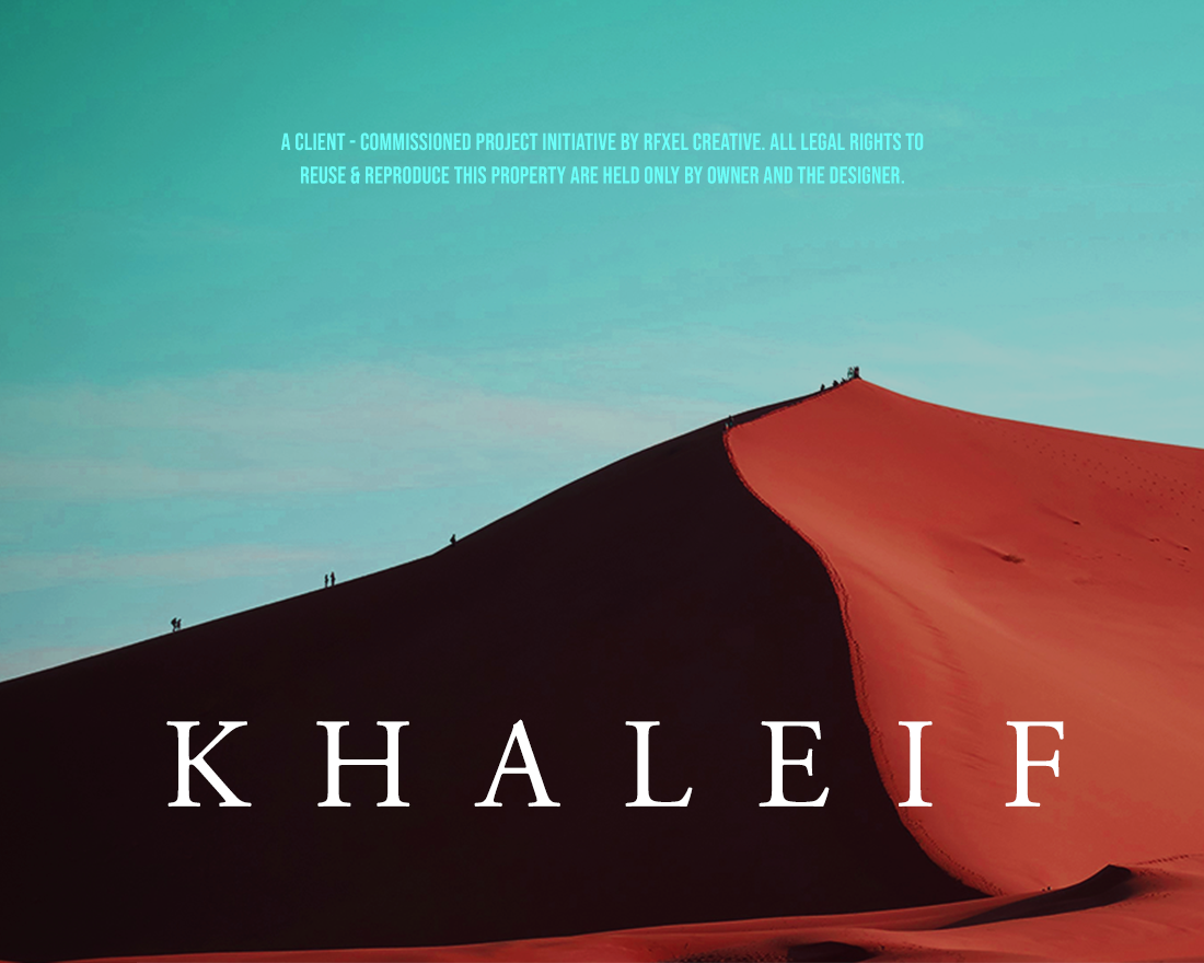 Logo Design | Khaleif - Men's Perfume art brand identity branding business creative direction graphic design logo logo design
