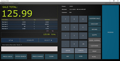 POS screen design app dashboard pos ui ux