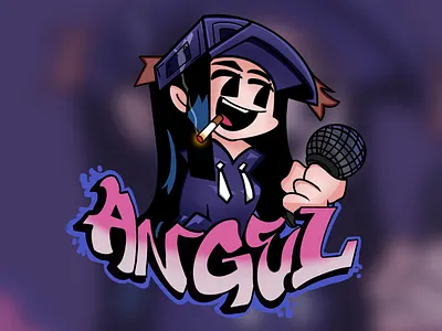 Angel Mascot Logo Design art artwork character character design character illustration design digital art gaming logo gaming logo design graphic design illustration logo logo design mascot mascot logo mascot logo design