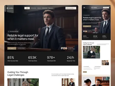 Law Firm Website attorney court democracy judge landing page landing page design law law firm law firm website lawfirm lawyer legislation ui web design website