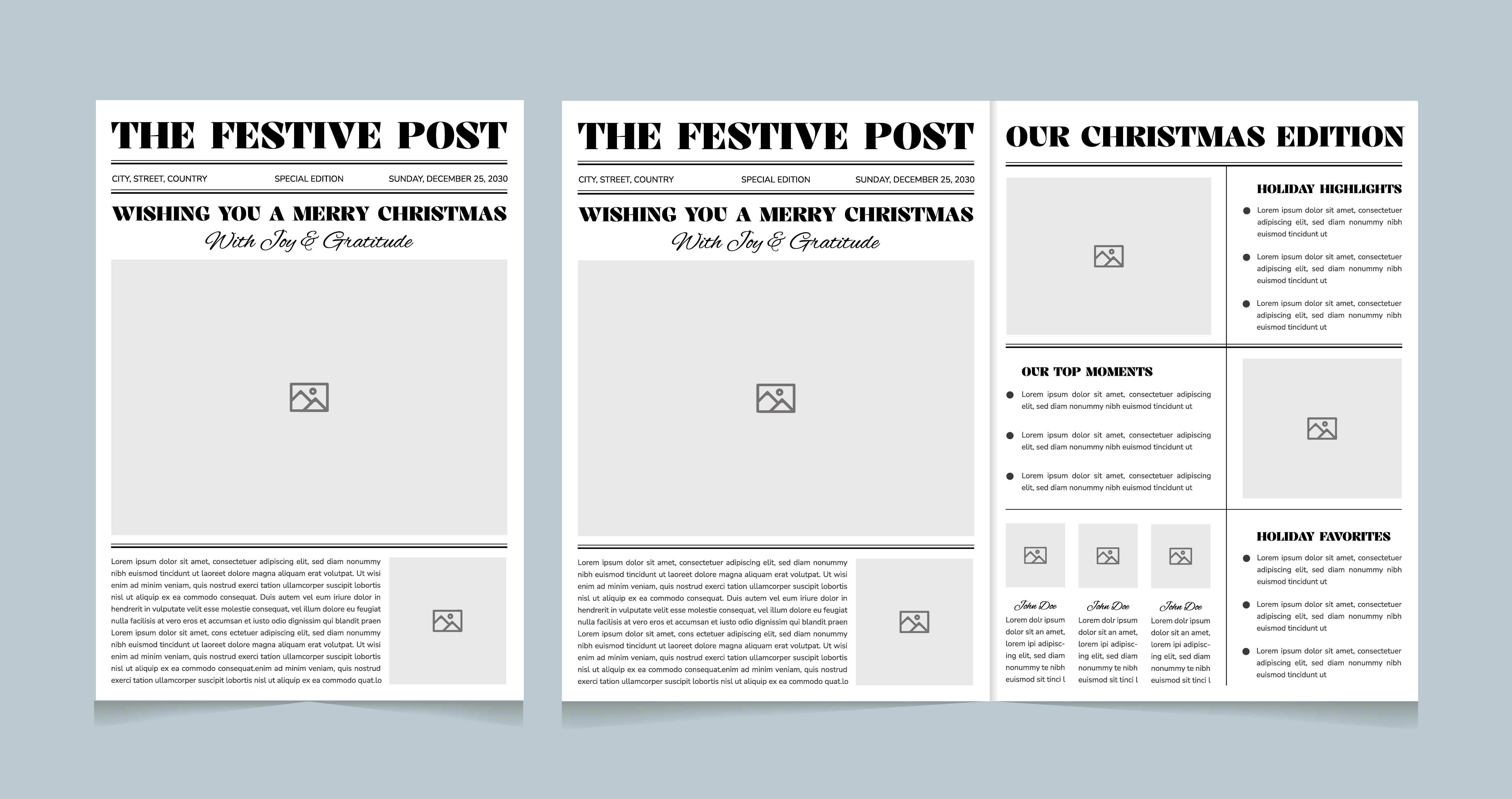 Christmas Newspaper Poster Template christmas collage template christmas newspaper christmas poster print editable christmas newspaper family christmas newsletter festive newspaper poster festive poster template holiday announcement poster holiday memory poster holiday newsletter template holiday printable poster holiday wall art template merry christmas template minimal christmas poster modern christmas design newspaper style christmas design printable christmas poster printable festive design vintage christmas layout winter holiday template