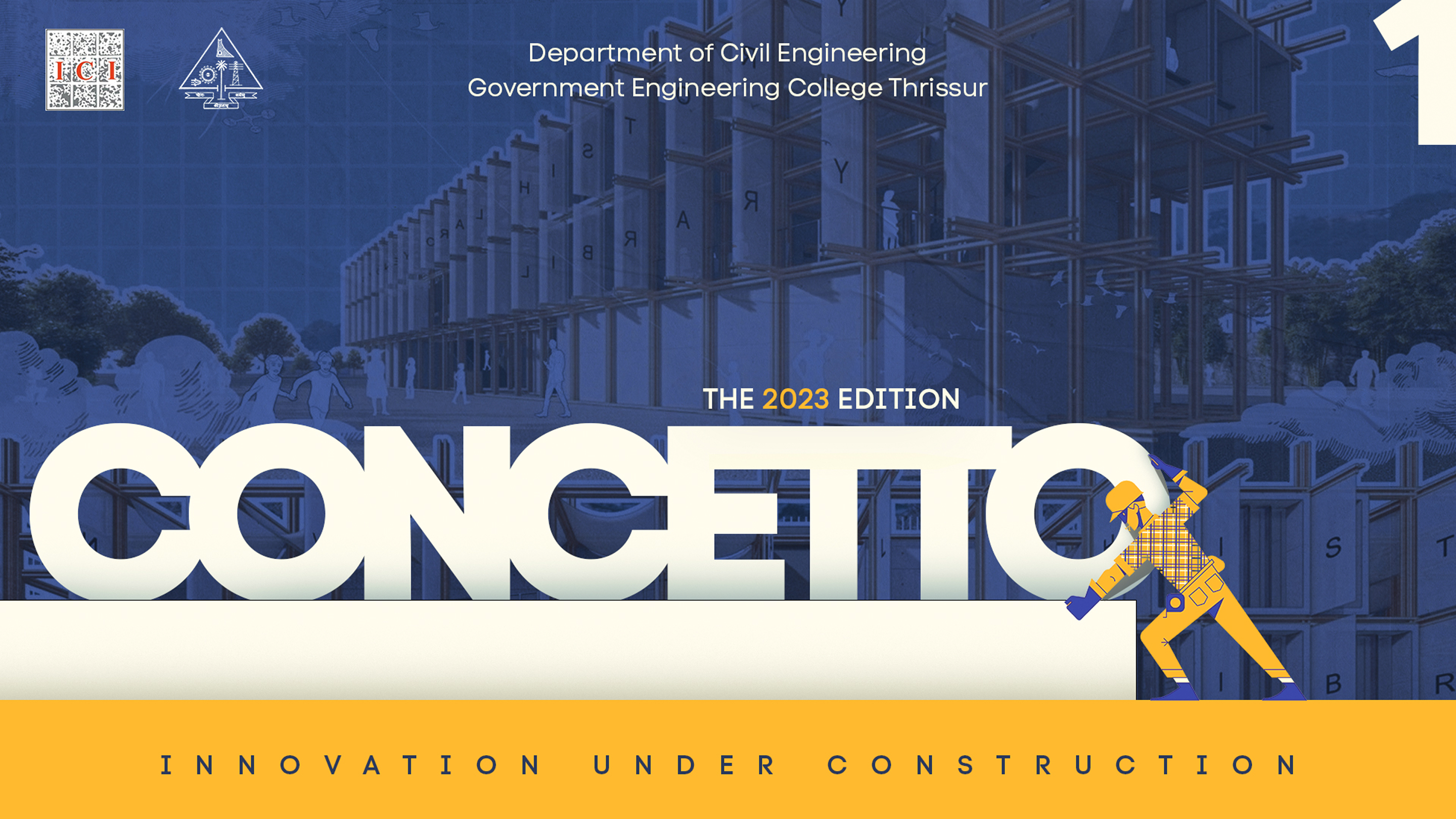 Concetto '23 brochure civil civil engineering college event fest