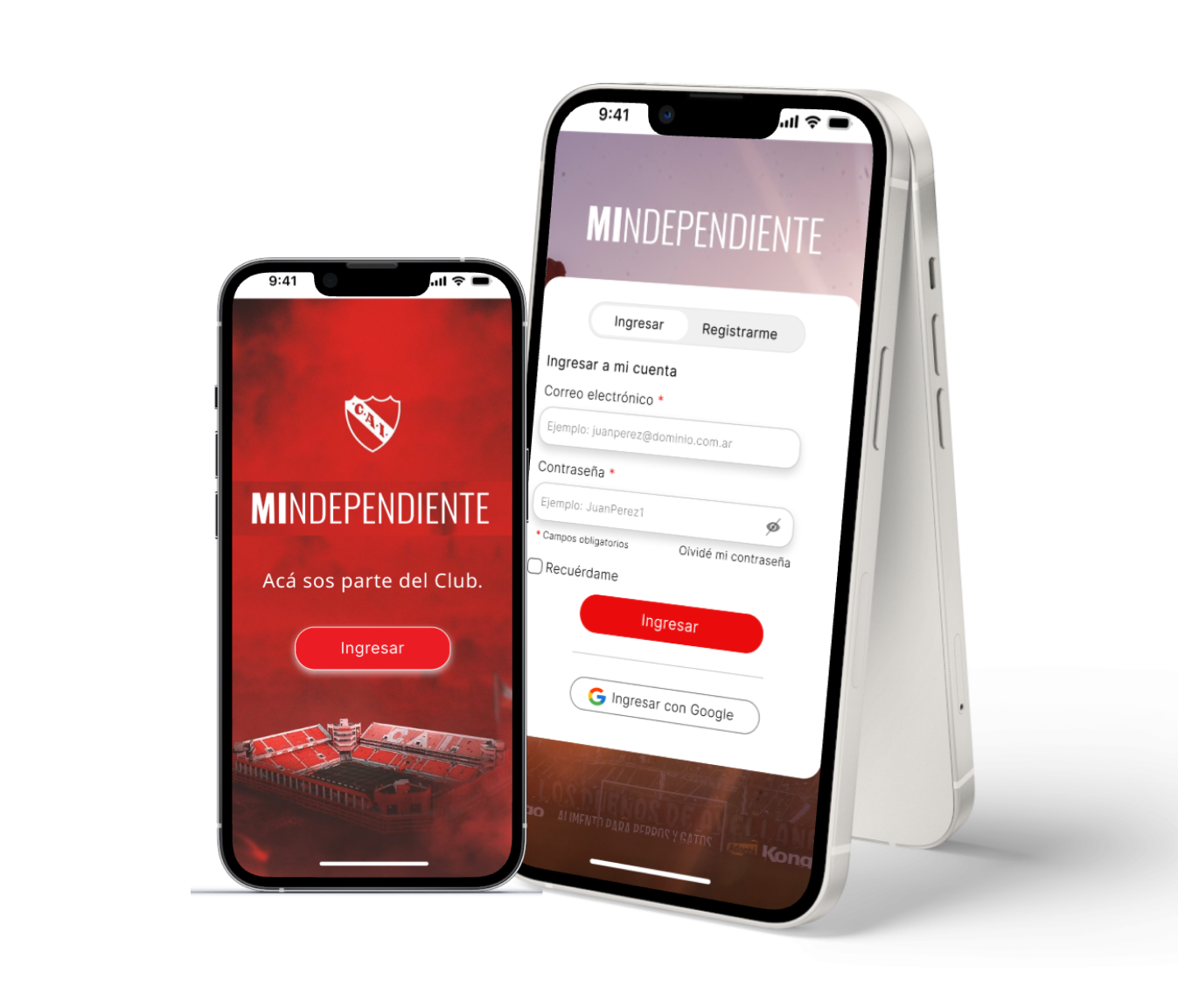 MIndependiente - App diseño digital interfaz de usuario ux