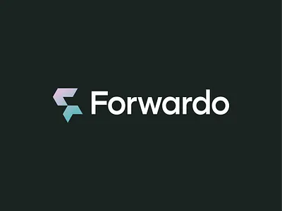Forward Logo Design abstract ai ai logo arrow branding f f arrow f arrows fast forward forwardo logo letter lettermark logo logo design monogram print saas software logo tech logo